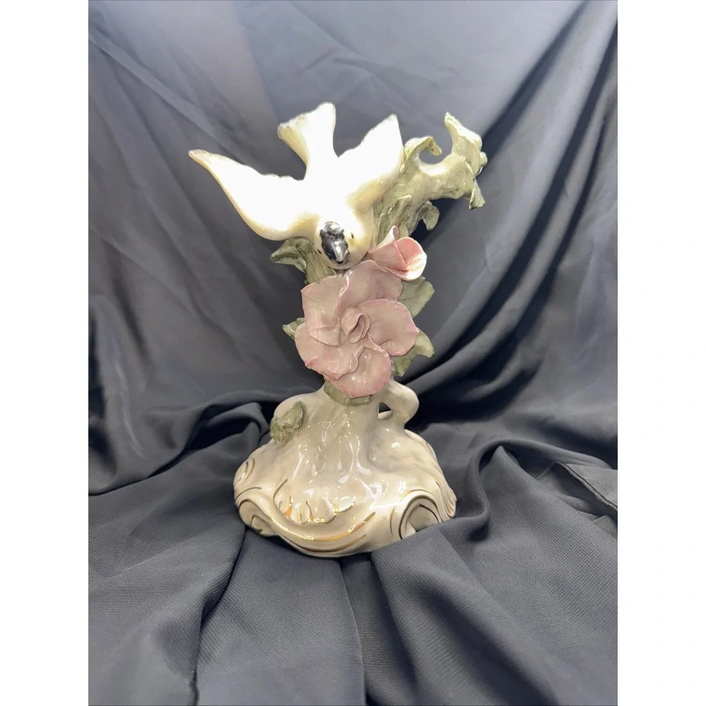 Vintage 1940s Signed Cordey 6023 Porcelain Bird Figurine‎ 9